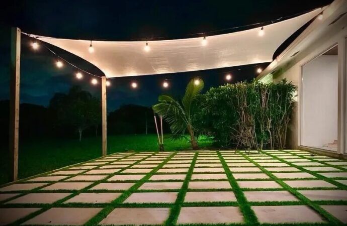 Canopy lighting Services-Hardscape Contractors of Boca Raton